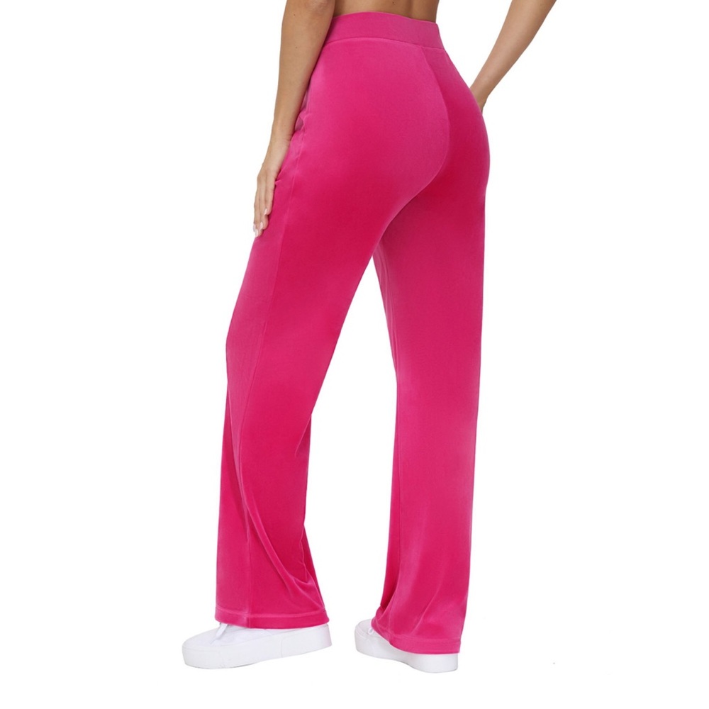 NIB Juicy Couture X Means Girls ( Ladies Pull On Velour Pants - Picture 3 of 6